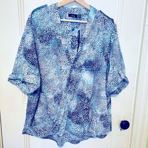 NWT Blouson blouse in 2X by Apt. 9